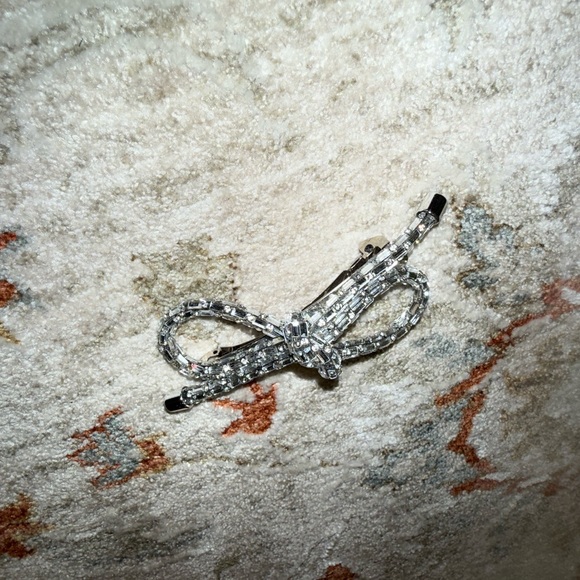 Made in France Rhinestone hair barrette - Picture 3 of 6